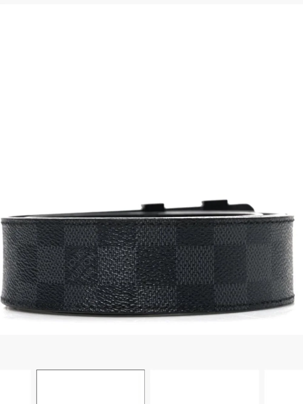 Damier Graphite 40mm LV Initiales 110/40 Belt